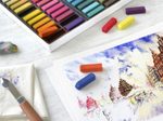 FABER-CASTELL Pastellkreide Mehrfarbig