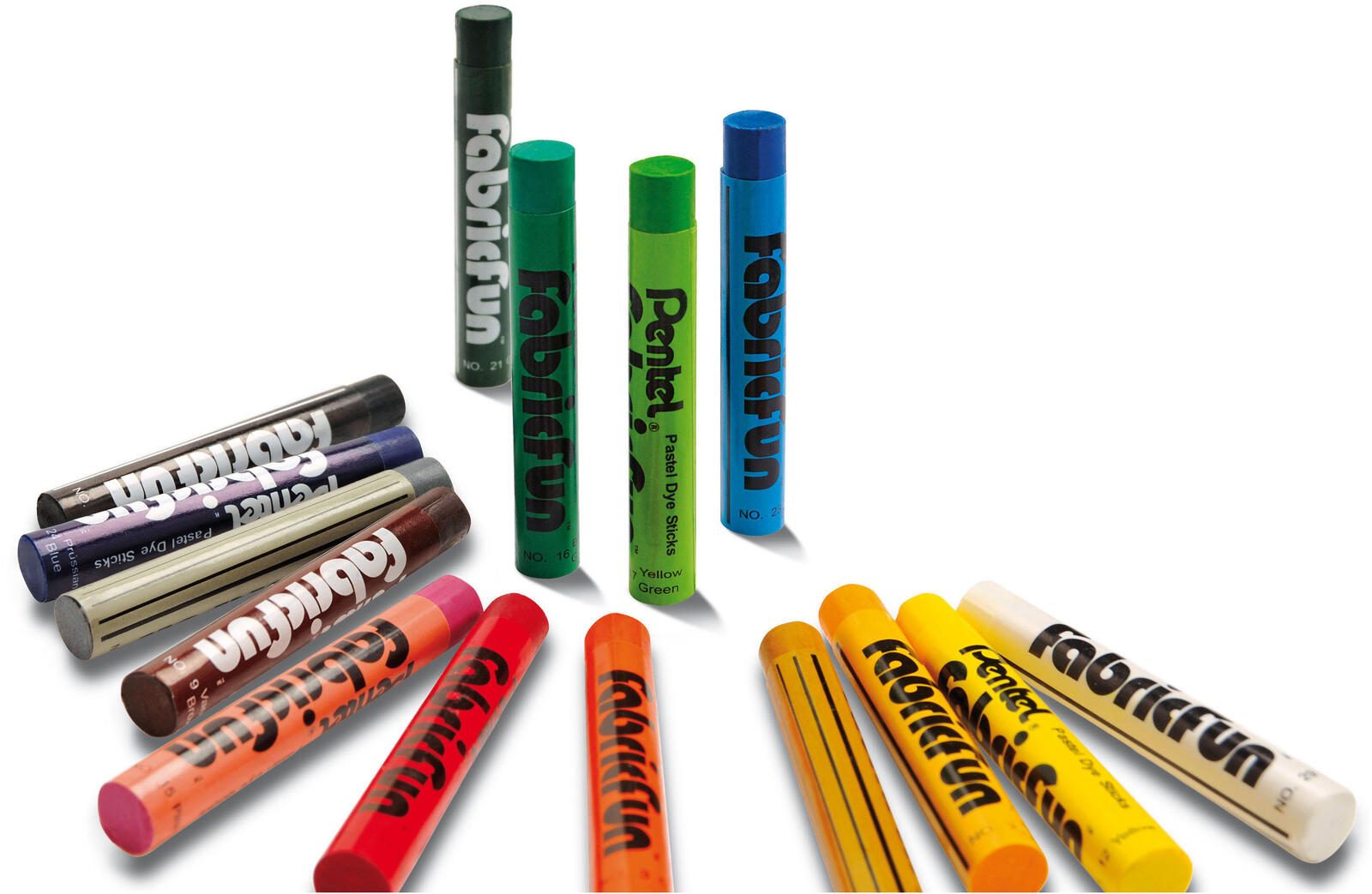 Pentel Stoffmalkreide Mehrfarbig