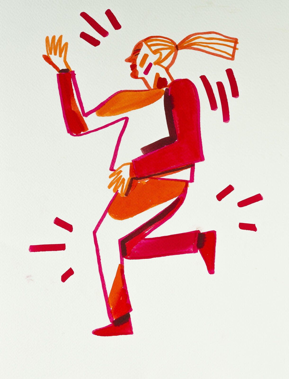 Talens ECOLINE® Brush-Pens Rot 1.0 - 3.0 mm