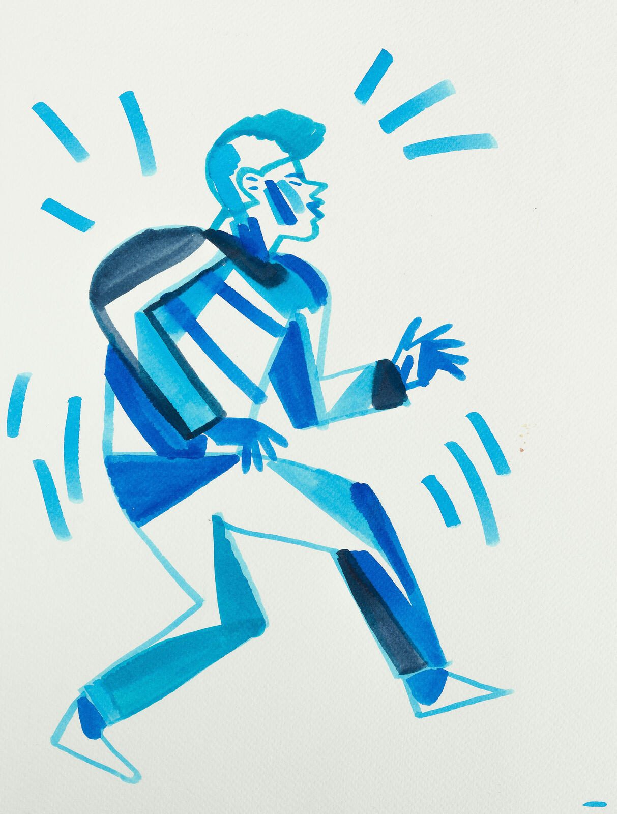 Talens ECOLINE® Brush-Pens Blau 1.0 - 3.0 mm