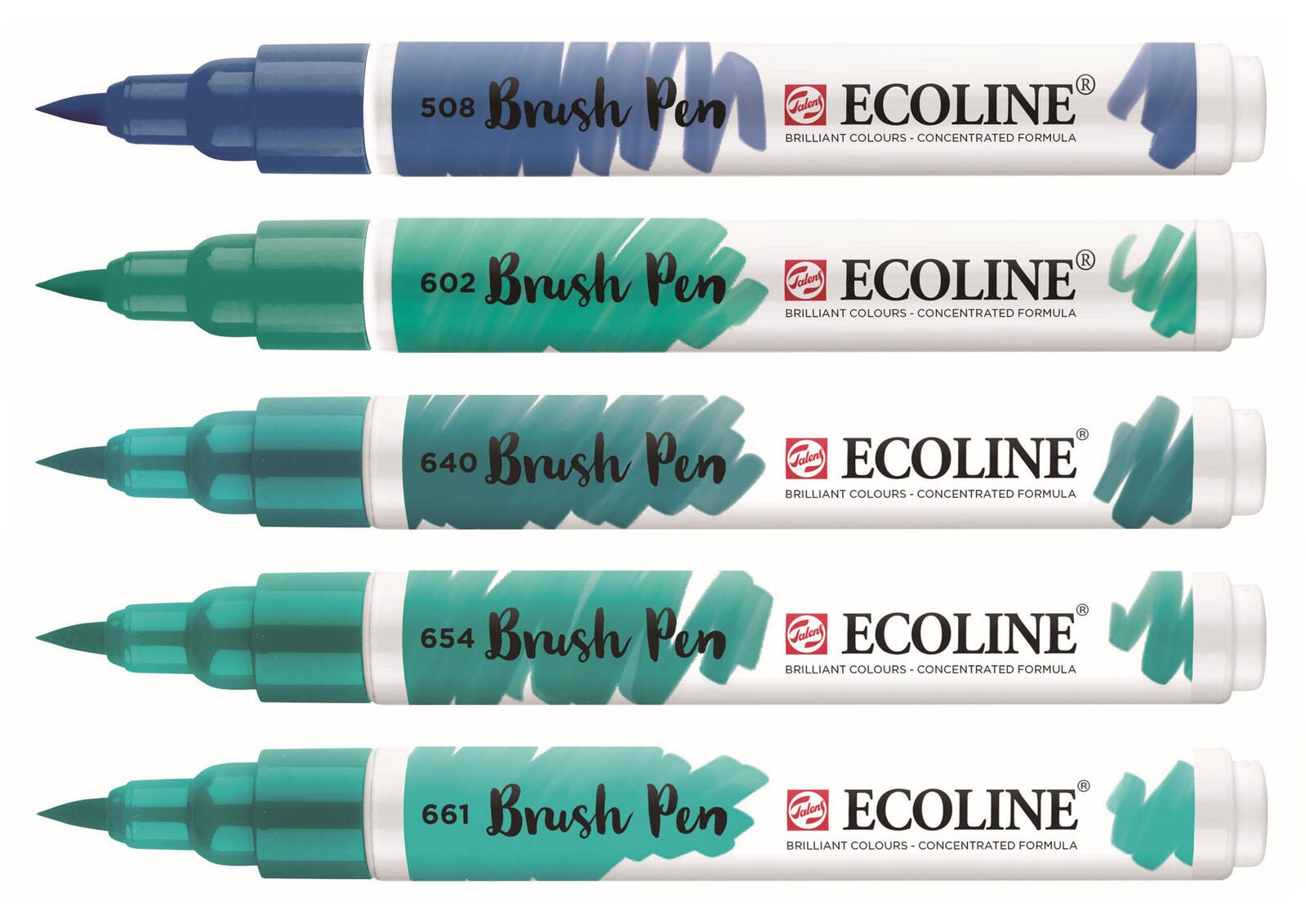 Talens ECOLINE® Brush-Pens Grün 1.0 - 3.0 mm