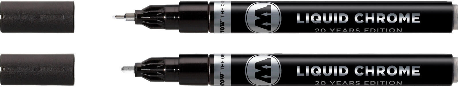 MOLOTOW Liquid Chrome Acrylstifte 1.0 - 2.0 mm Chrom