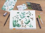 Tombow Brush-Pen-Set Mehrfarbig 0.3 + 3.0 + 10.0 mm