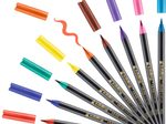 edding Brush-Pens Mehrfarbig 0.8 + 3.3 mm