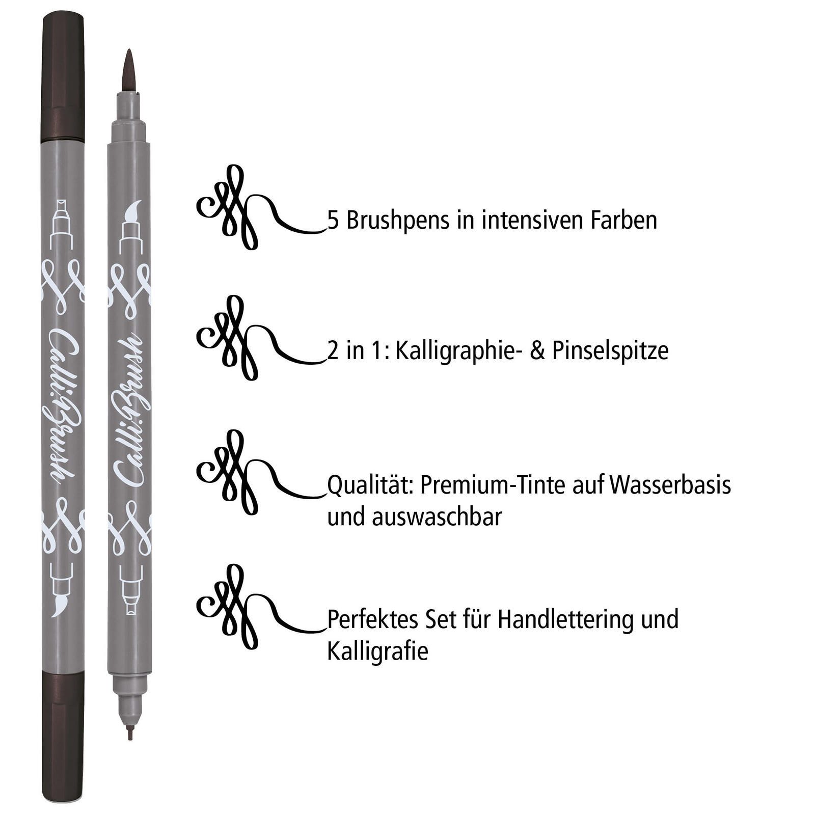 ONLINE® Brush-Pens Mehrfarbig 2.0 mm