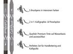 ONLINE® Brush-Pens Mehrfarbig 2.0 mm