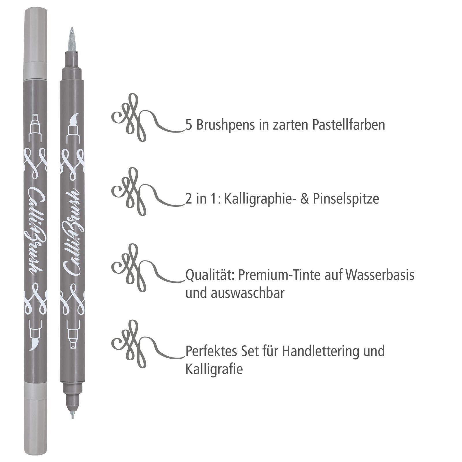 ONLINE® Brush-Pens Mehrfarbig 2.0 mm