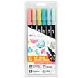 Tombow Brush-Pens Mehrfarbig 0.8 + 3.3 mm