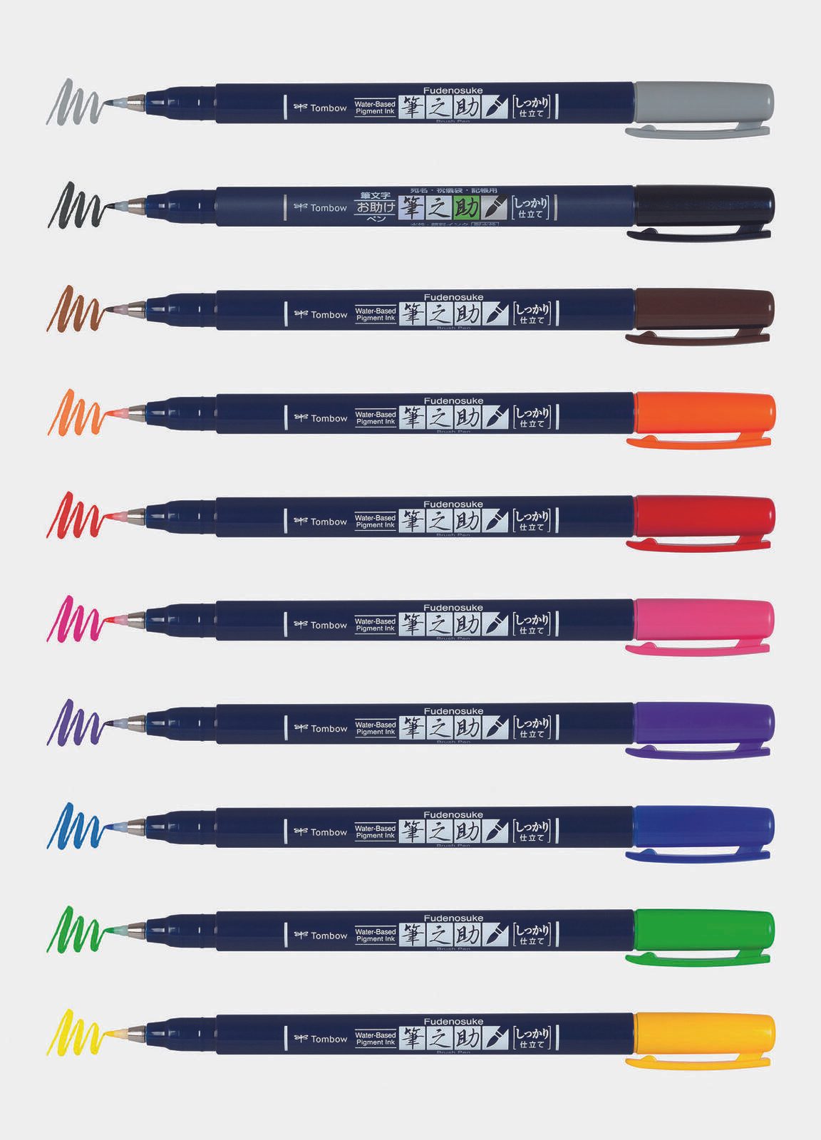 Tombow Brush-Pens Mehrfarbig