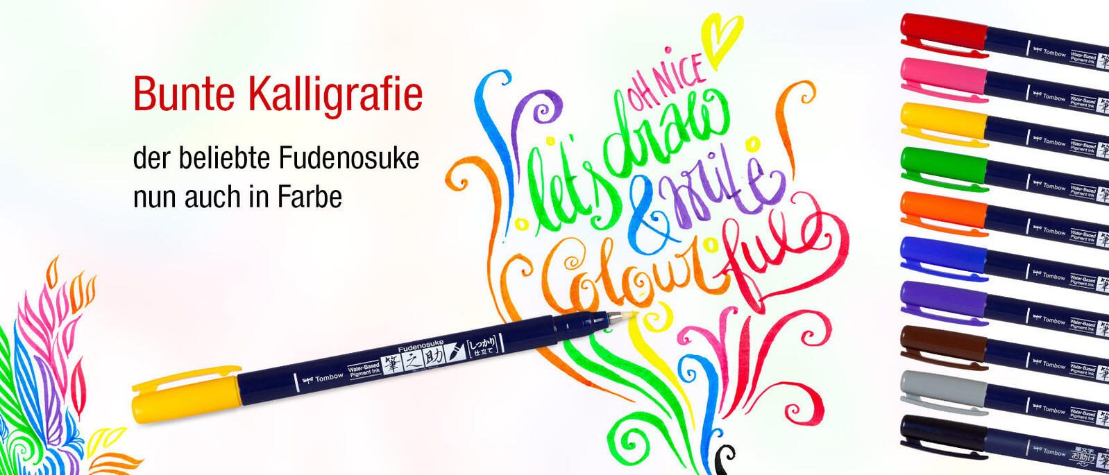 Tombow Brush-Pens Mehrfarbig