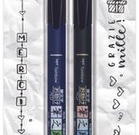 Tombow Brush-Pens Schwarz 1.0 + 3.0 + 5.0 mm