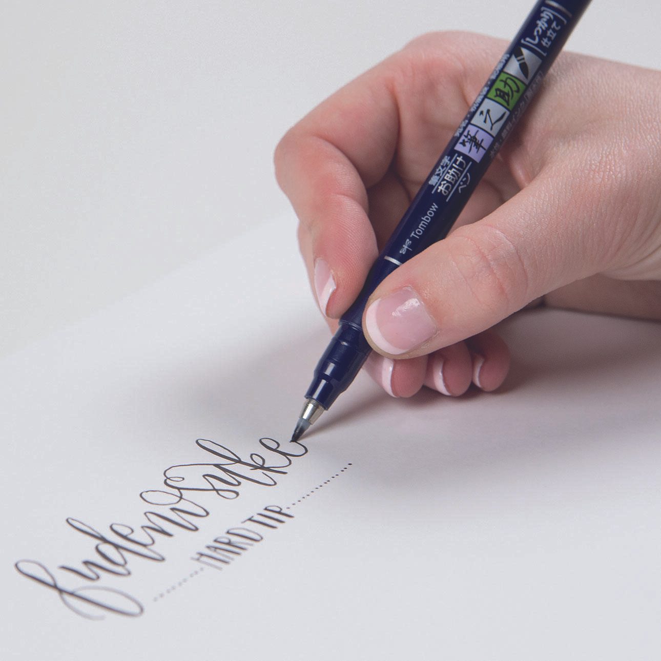 Tombow Brush-Pens Schwarz 1.0 + 3.0 + 5.0 mm