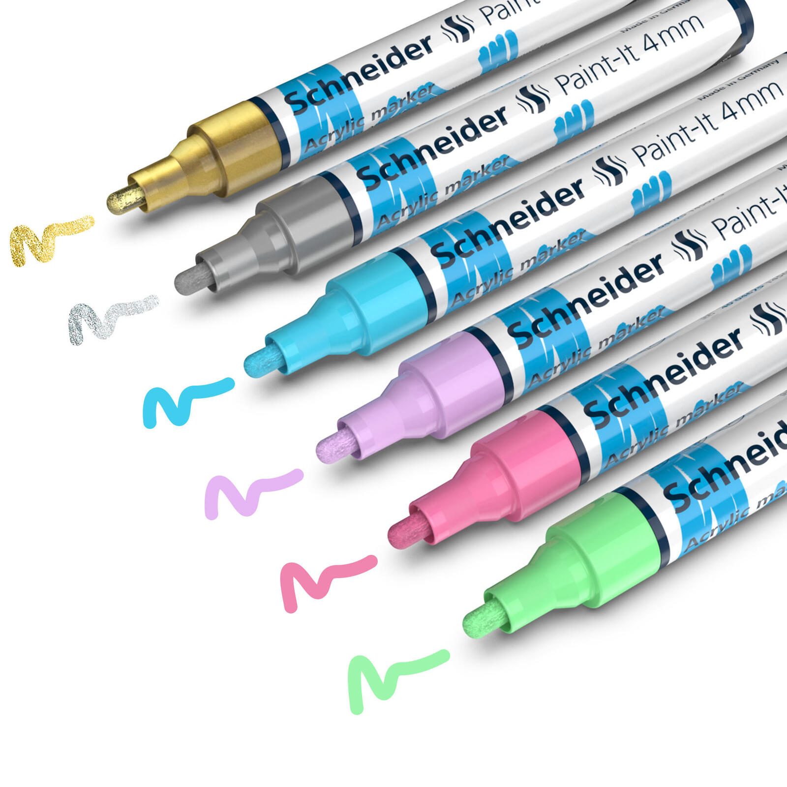 Schneider Paint-It V2 Acrylstifte 4.0 mm Mehrfarbig