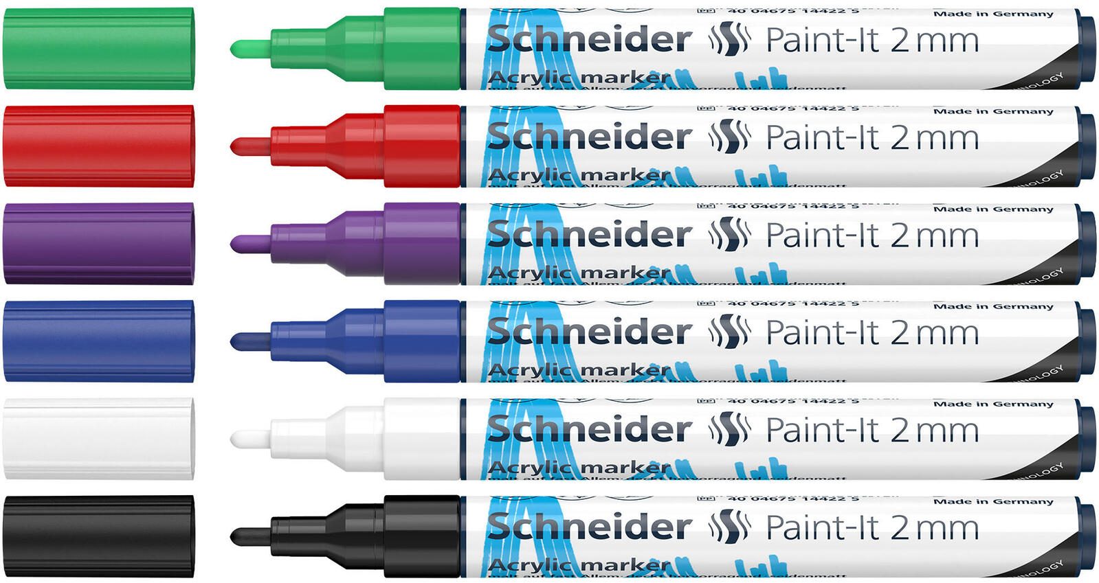 Schneider Paint-It V1 Acrylstifte 2.0 mm Mehrfarbig