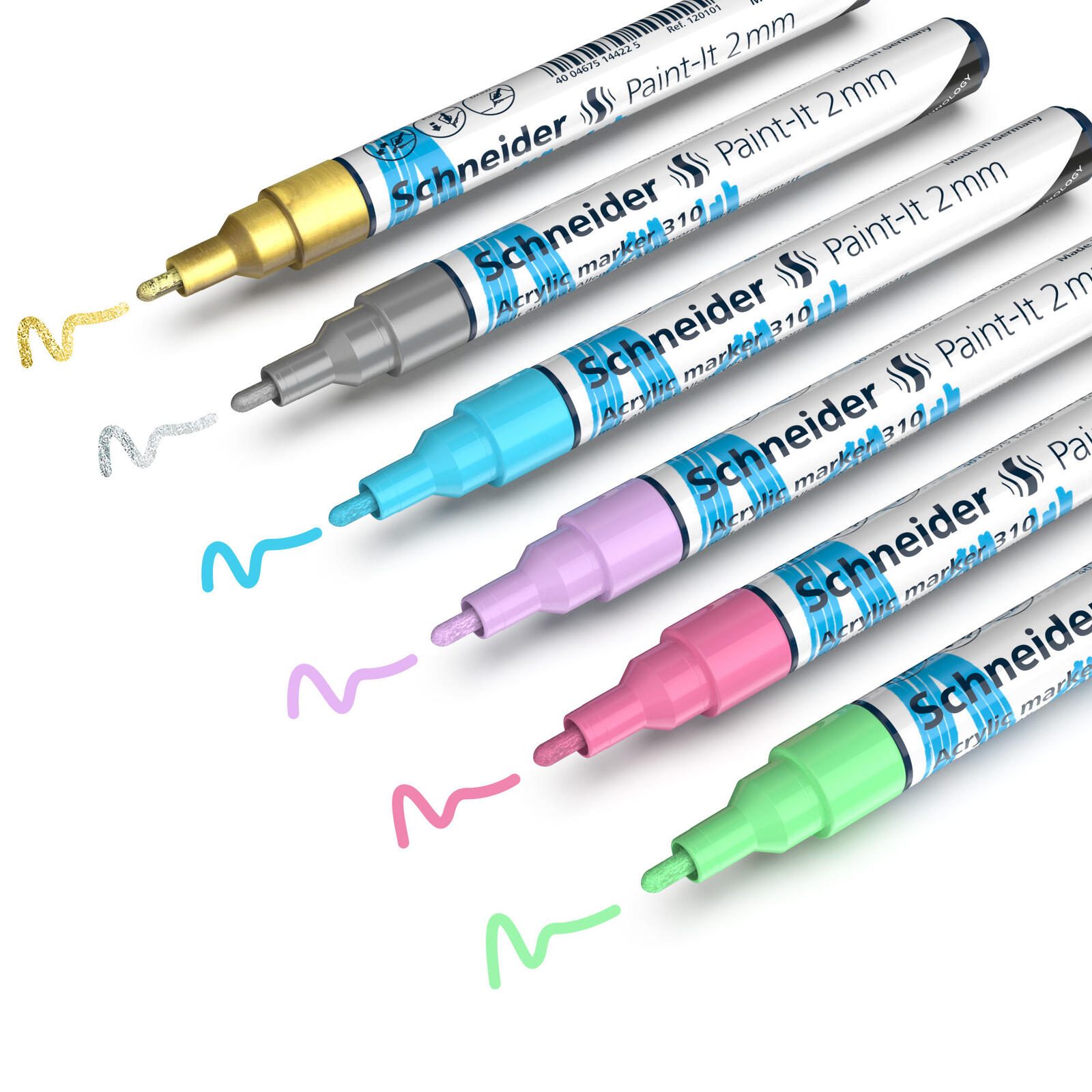 Schneider Paint-It V2 Acrylstifte 2.0 mm Mehrfarbig