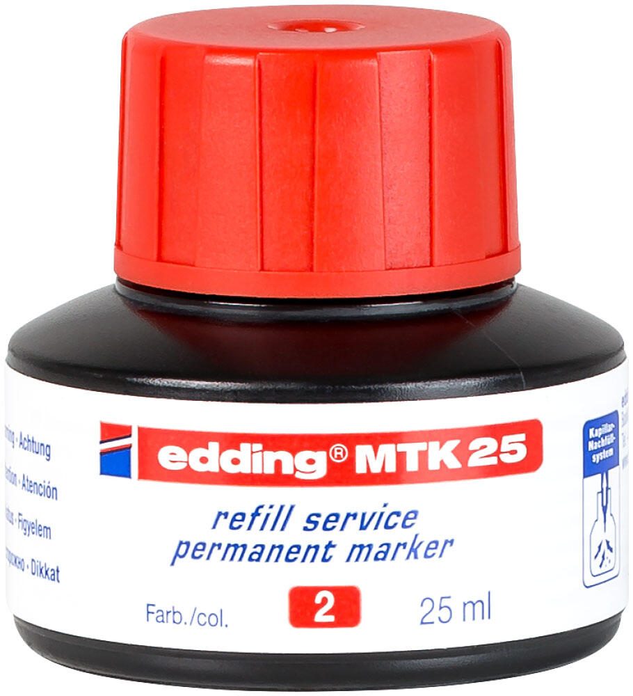 edding Nachfülltinte rot