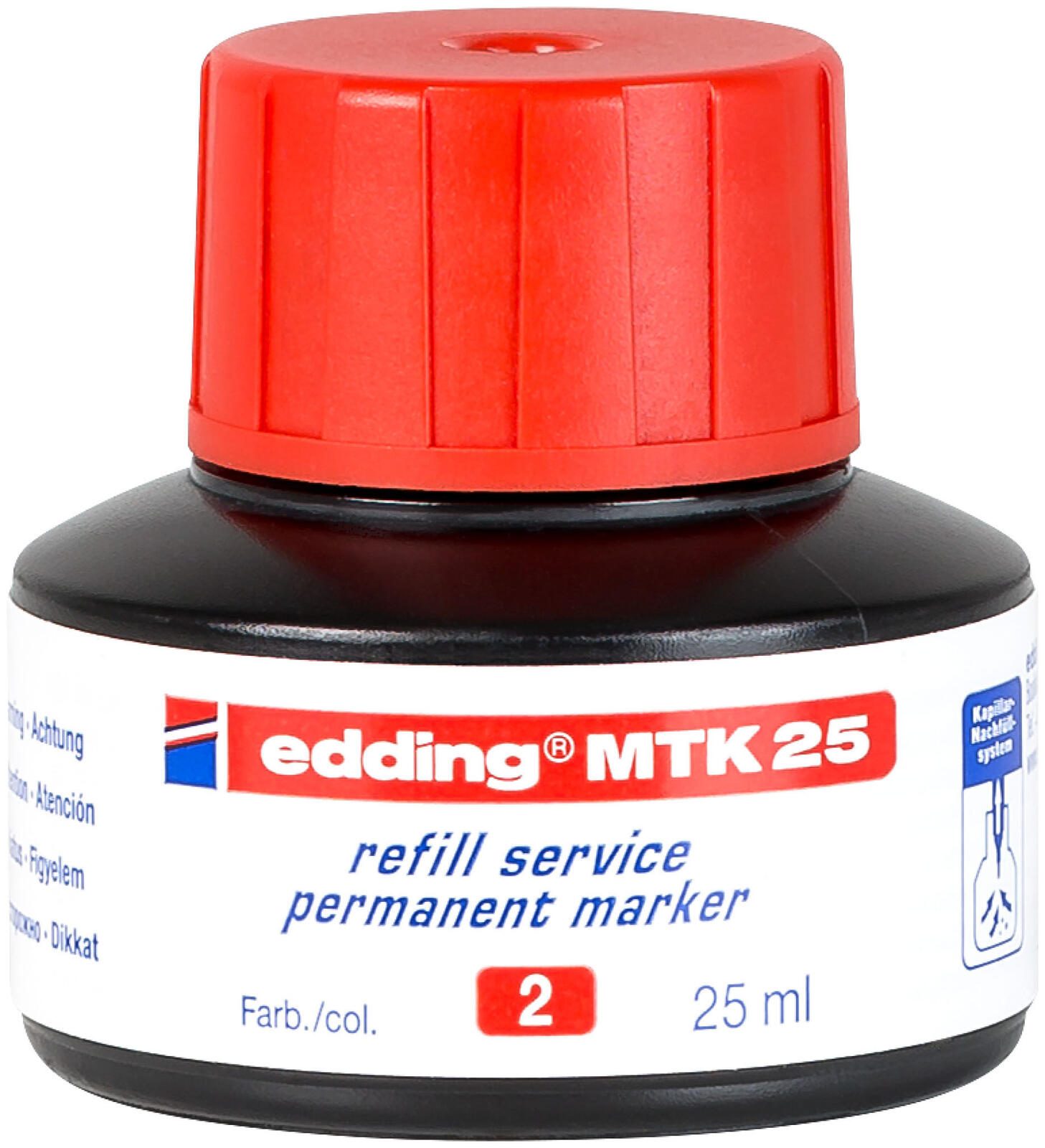 edding Nachfülltinte rot