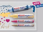 edding nordic Acrylstifte-Set 1.0 + 2.0 + 3.0 mm Mehrfarbig