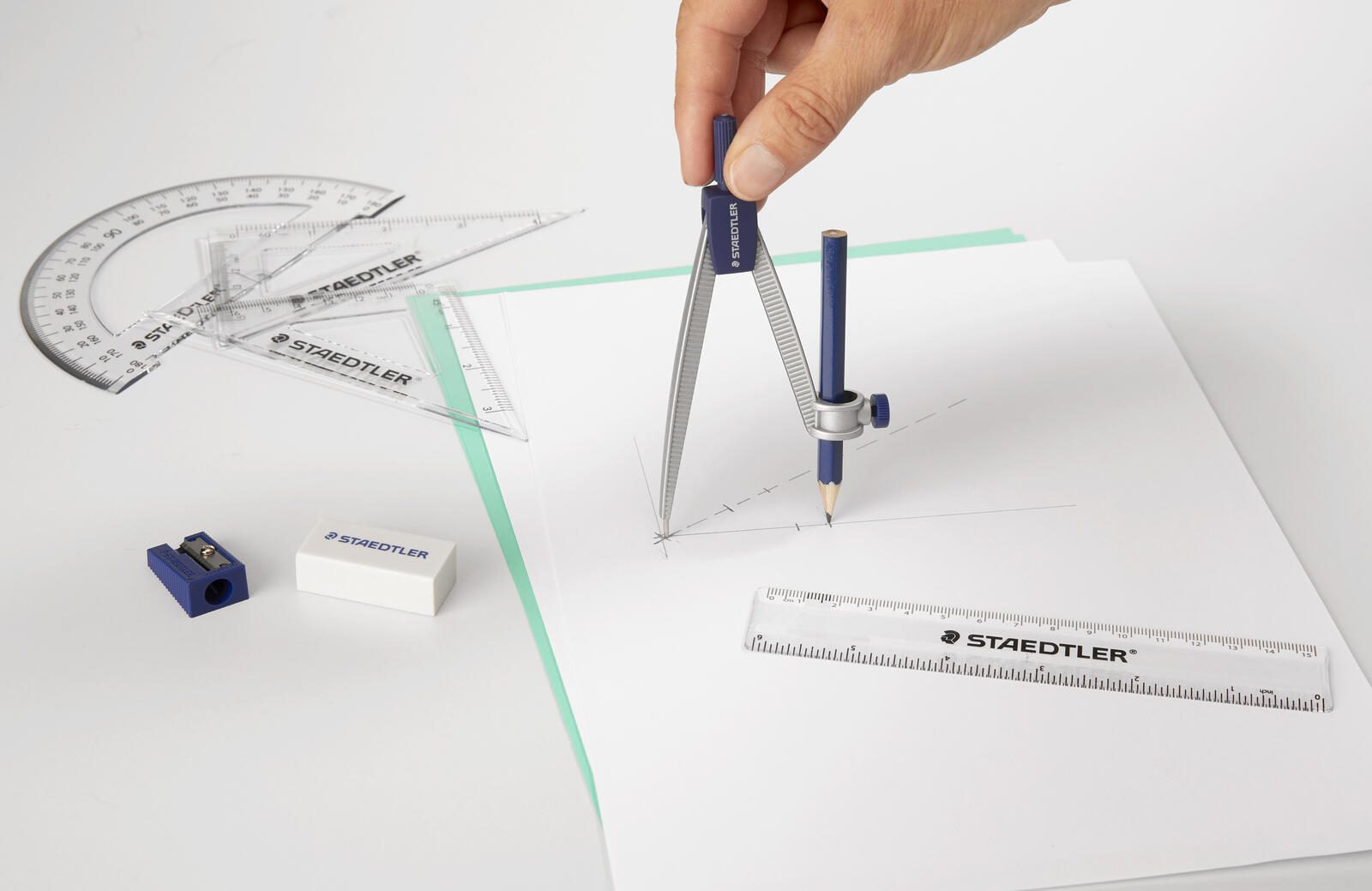 STAEDTLER Lineal-Set Kunststoff