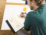 SIGEL Notizheft für Konferenzmappe DIN A5 liniert und kariert, 92 Seiten