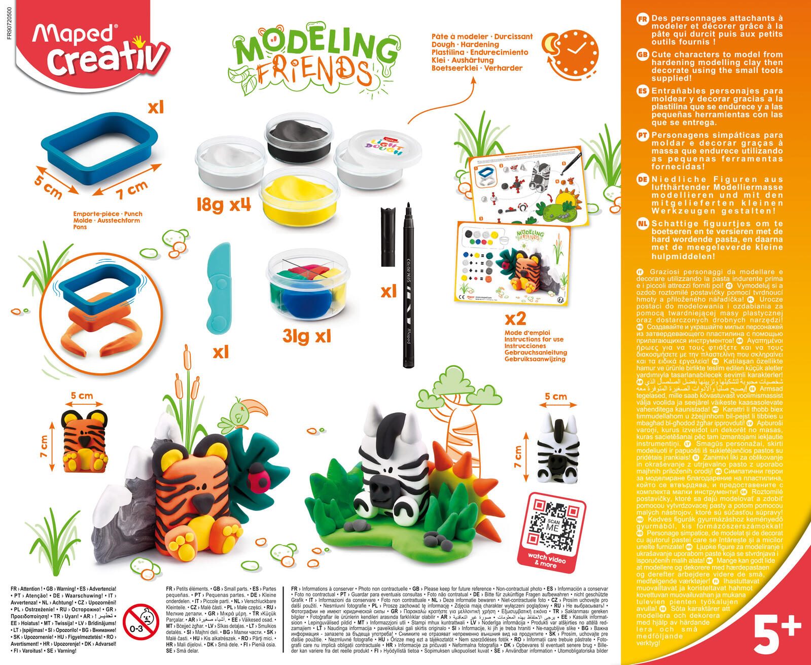 Maped Modellier-Set Wild 13tlg