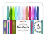 Pentel Brush-Pen-Set Mehrfarbig 0.35 mm