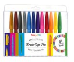 Pentel Brush-Pen-Set Mehrfarbig 7.0 - 17.0 mm
