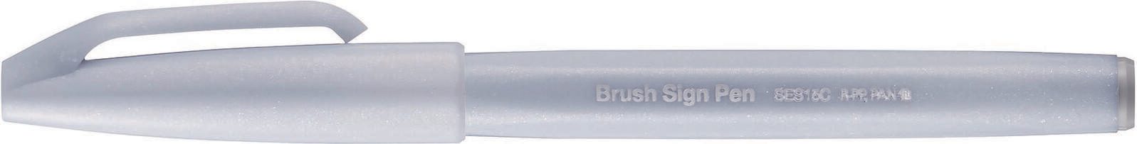 Pentel Brush-Pen Grau