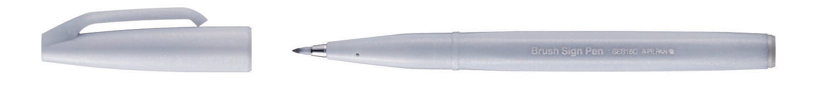 Pentel Brush-Pen Grau