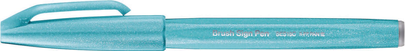 Pentel Brush-Pen Blau 0.35 mm