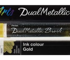 Pentel Brush-Pen Gold