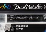 Pentel Brush-Pen Silber 1.0 mm