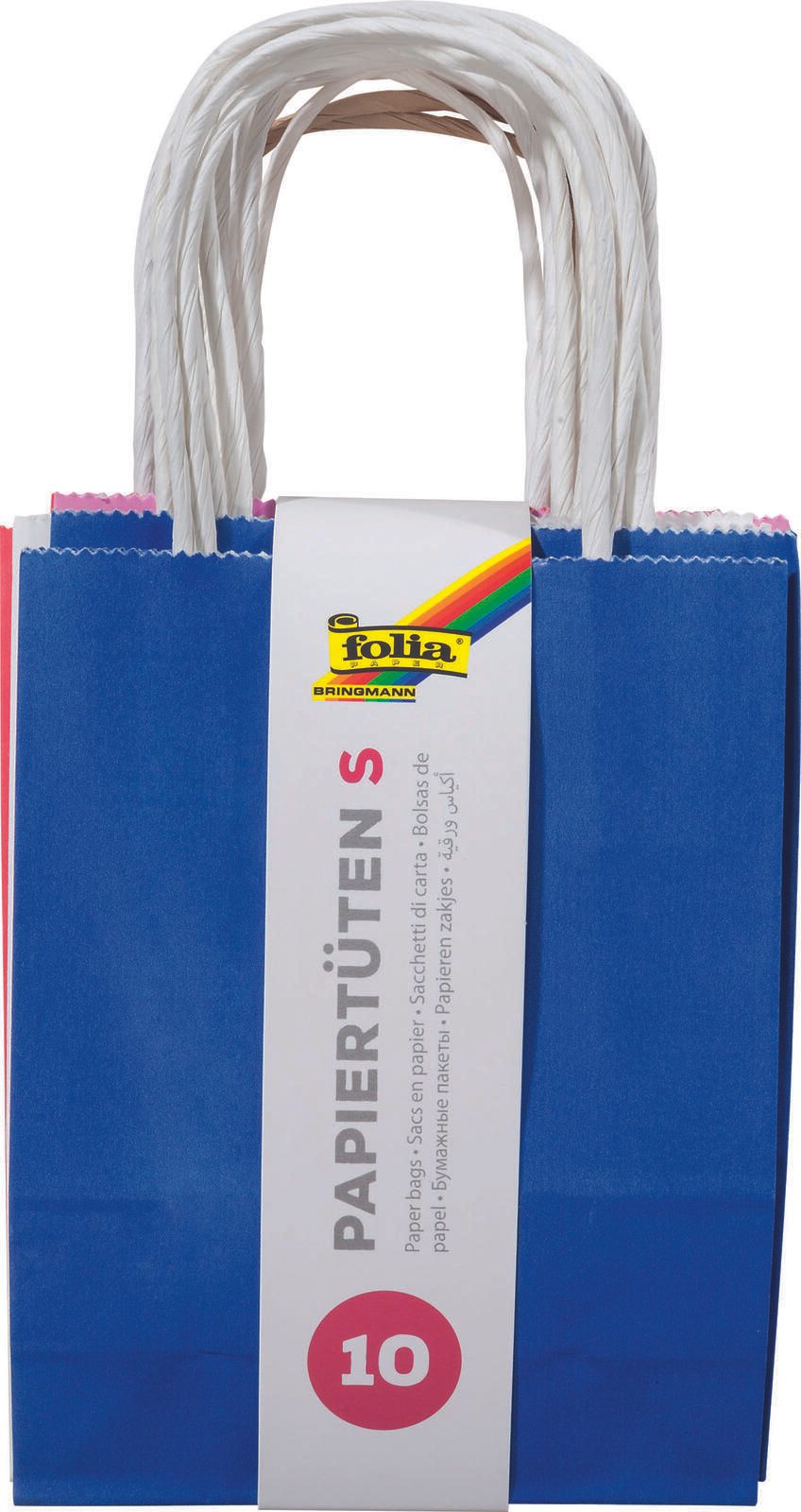 folia Papiertüten mehrfarbig