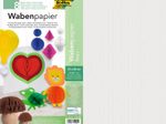 folia Wabenpapier gelb, grün, weiß, orange, flieder, blau, braun, rot