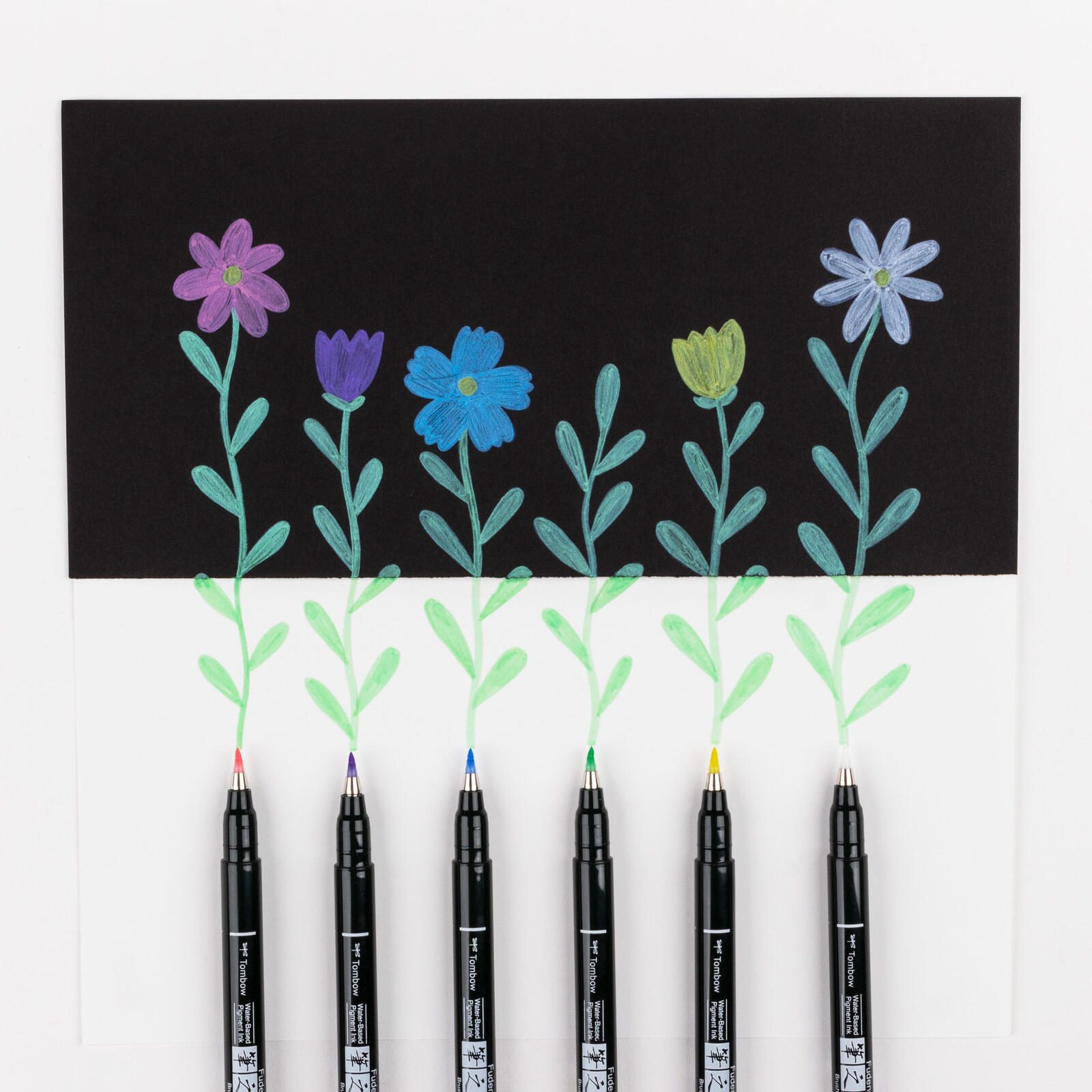 Tombow Brush-Pens Mehrfarbig