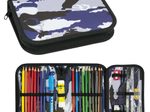 EBERHARD FABER Federmäppchen befüllt Camouflage grau