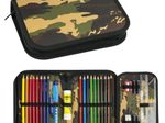 EBERHARD FABER Federmäppchen befüllt Camouflage grün