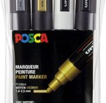 uni-ball POSCA PC-5M Acrylstift 1.8 - 2.5 mm Mehrfarbig