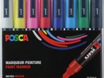 uni-ball POSCA PC-5M Acrylstift 1.8 - 2.5 mm Mehrfarbig