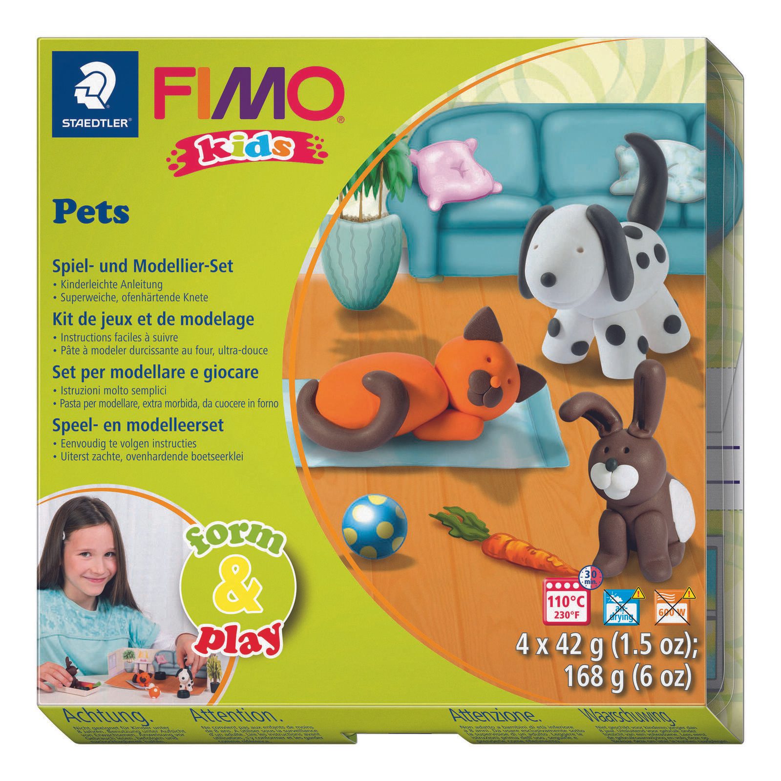 STAEDTLER Modelliermasse mehrfarbig
