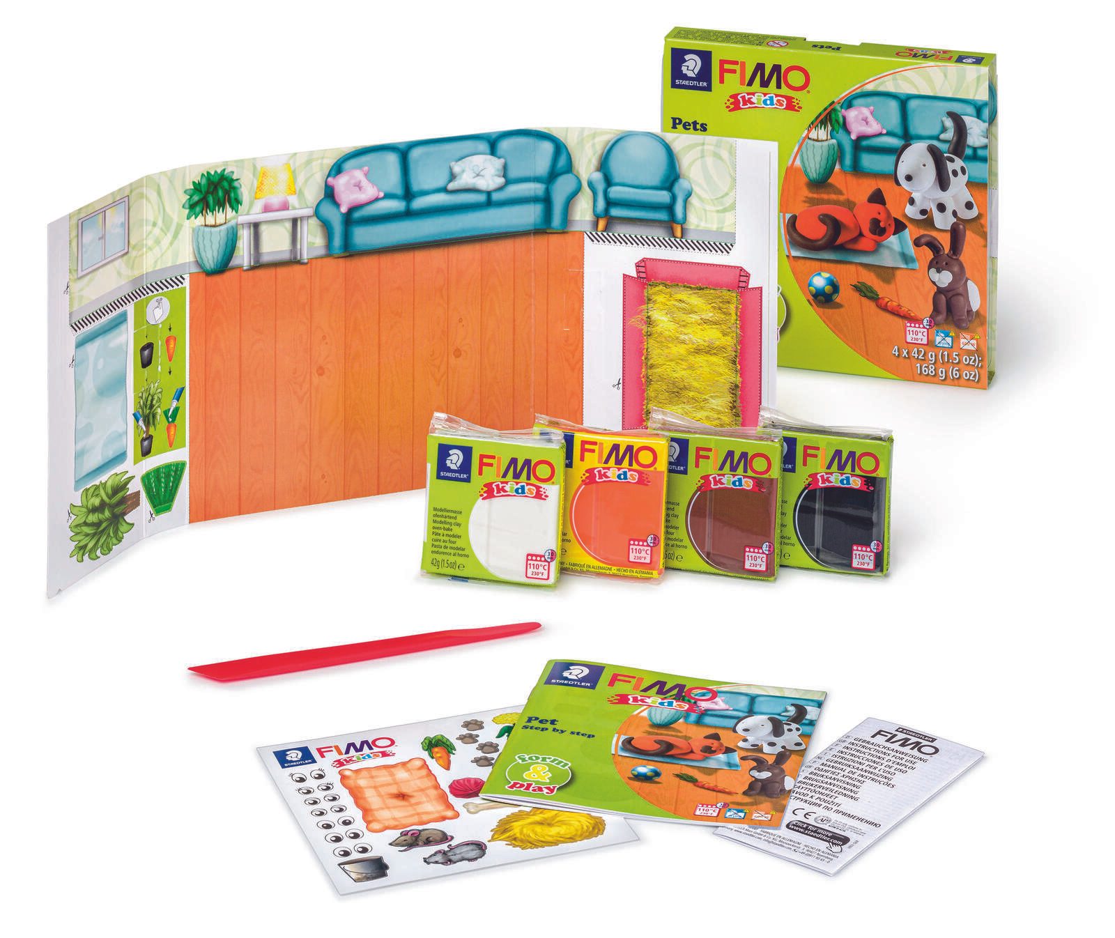 STAEDTLER Modelliermasse mehrfarbig