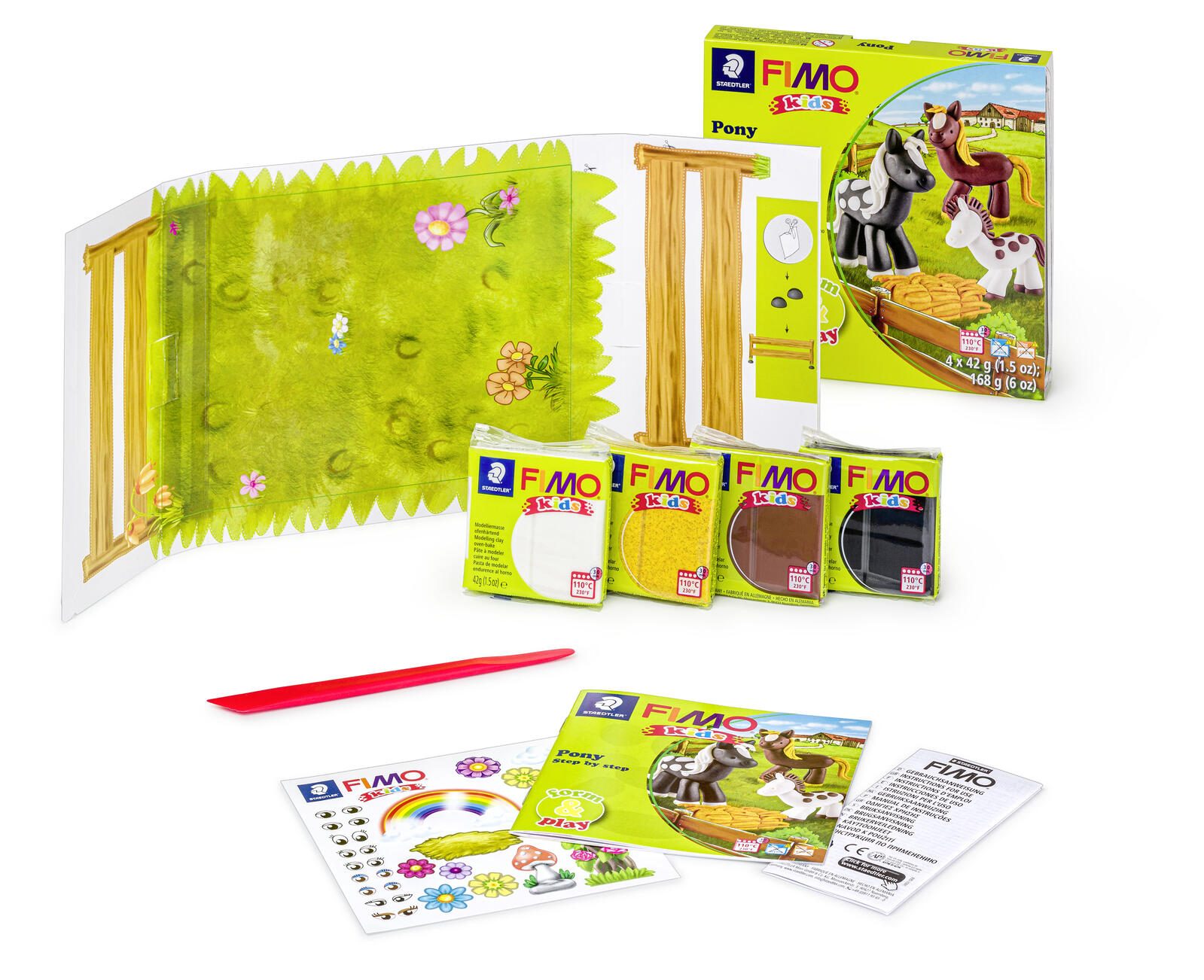 STAEDTLER Modelliermasse mehrfarbig