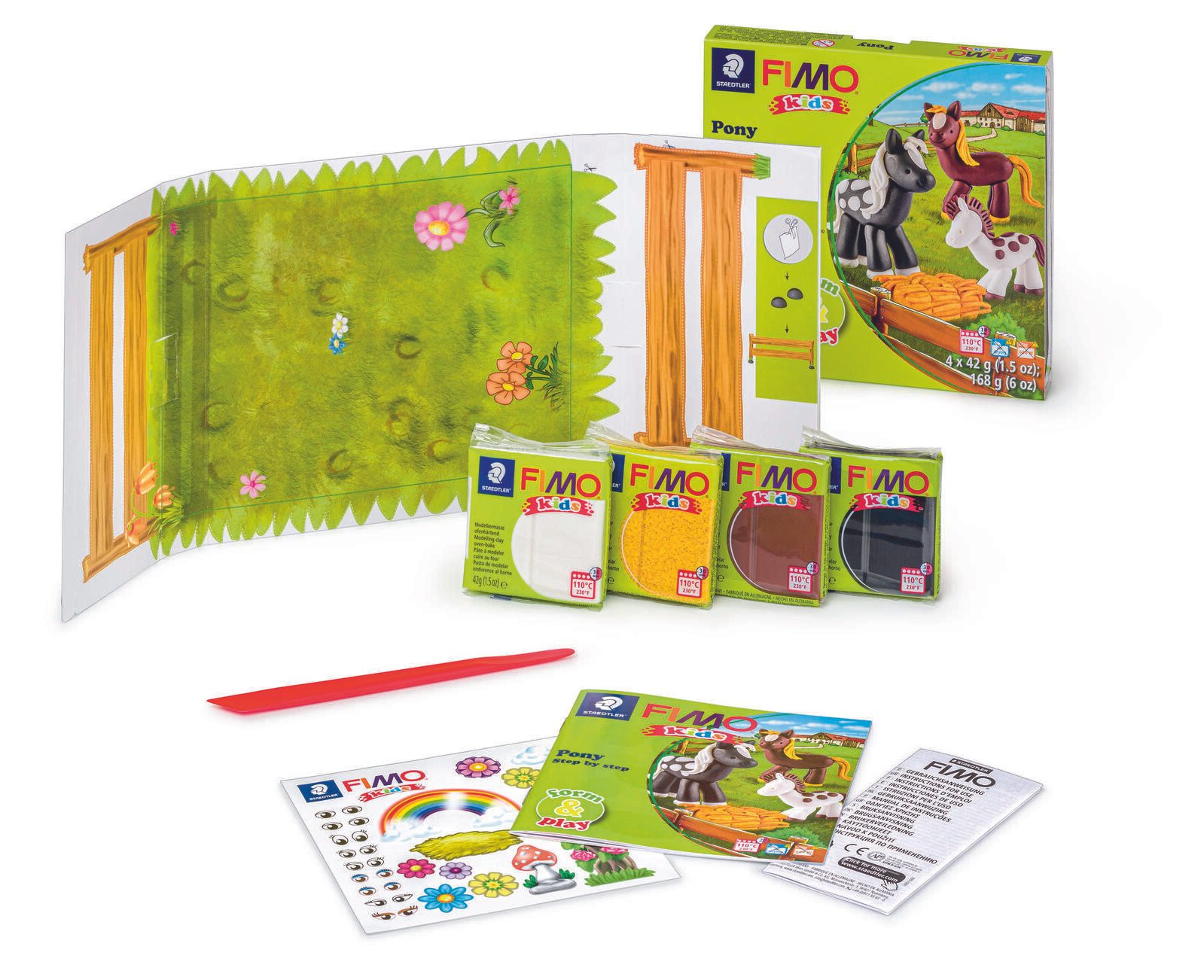 STAEDTLER Modelliermasse mehrfarbig