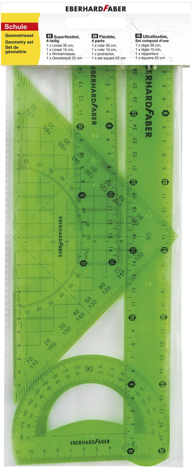 EBERHARD FABER Geometrie-/Zeichenset Kunststoff
