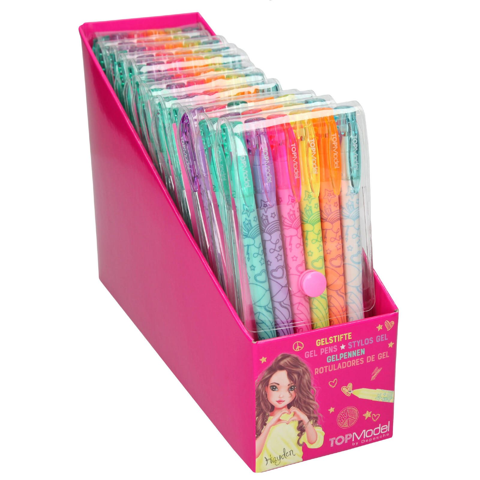 DEPESCHE TOPModel Gelschreiber-Set 1.0 - 2.0 mm, Schreibfarbe: Mehrfarbig