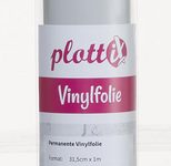plottiX Vinylfolie permanent 31,50 cm x 1 m hellgrau