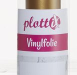 plottiX Vinylfolie permanent 31,50 cm x 1 m gold