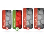 DISPLEX Panzerglas (10H, 2D) für Apple iPhone 14 Pro, Eco-Montagerahmen, kratzer-resistent