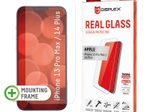 DISPLEX Panzerglas (10H, 2D) für Apple iPhone 13 Pro Max/14 Plus, Eco-Montagerahmen, kratzer-resistent