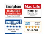 DISPLEX Panzerglas (10H, 2D) für Apple iPhone 14 Pro Max, Eco-Montagerahmen, kratzer-resistent
